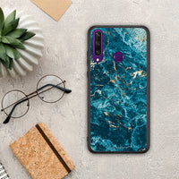 Thumbnail for Marble Blue - Huawei Y6p case