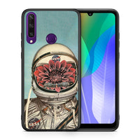 Thumbnail for Θήκη Huawei Y6p Nasa Bloom από τη Smartfits με σχέδιο στο πίσω μέρος και μαύρο περίβλημα | Huawei Y6p Nasa Bloom case with colorful back and black bezels