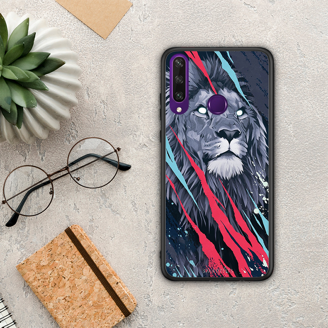 PopArt Lion Designer - Huawei Y6p case