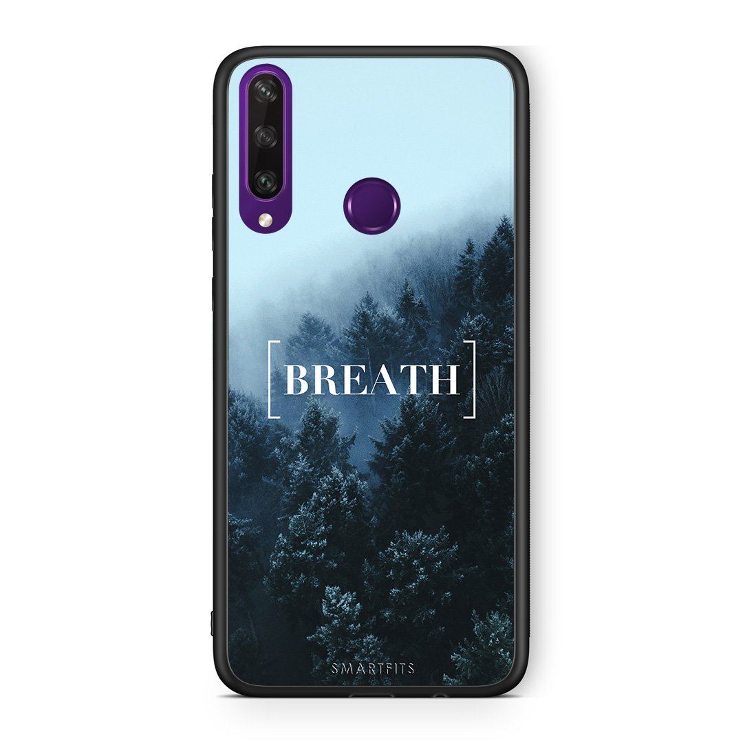 4 - Huawei Y6p Breath Quote case, cover, bumper