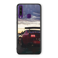 Thumbnail for Huawei Y6p Racing Supra θήκη από τη Smartfits με σχέδιο στο πίσω μέρος και μαύρο περίβλημα | Smartphone case with colorful back and black bezels by Smartfits