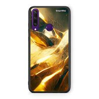 Thumbnail for Huawei Y6p Real Gold θήκη από τη Smartfits με σχέδιο στο πίσω μέρος και μαύρο περίβλημα | Smartphone case with colorful back and black bezels by Smartfits