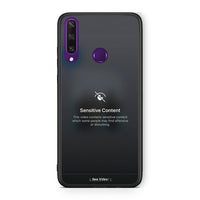 Thumbnail for Huawei Y6p Sensitive Content θήκη από τη Smartfits με σχέδιο στο πίσω μέρος και μαύρο περίβλημα | Smartphone case with colorful back and black bezels by Smartfits