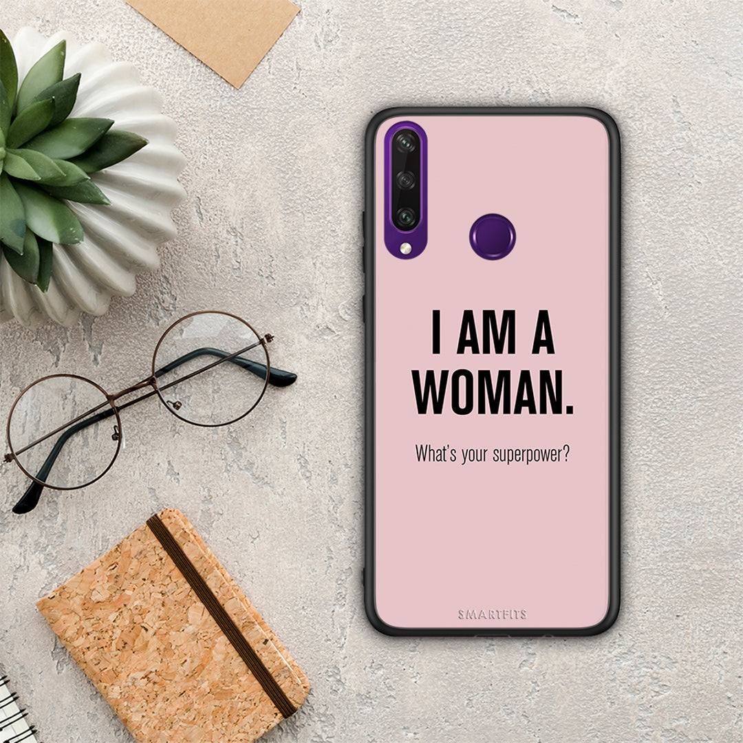 Superpower Woman - Huawei Y6p case