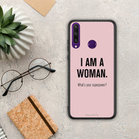 Thumbnail for Superpower Woman - Huawei Y6p case