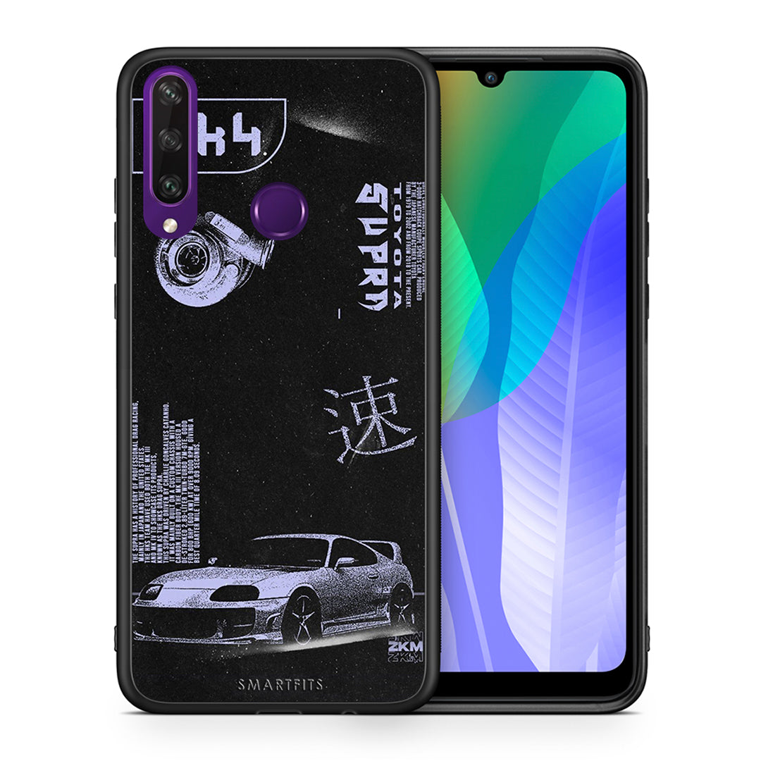 Θήκη Αγίου Βαλεντίνου Huawei Y6p Tokyo Drift από τη Smartfits με σχέδιο στο πίσω μέρος και μαύρο περίβλημα | Huawei Y6p Tokyo Drift case with colorful back and black bezels