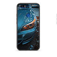 Thumbnail for Huawei Y7 2018 Bmw E60 Θήκη από τη Smartfits με σχέδιο στο πίσω μέρος και μαύρο περίβλημα | Smartphone case with colorful back and black bezels by Smartfits