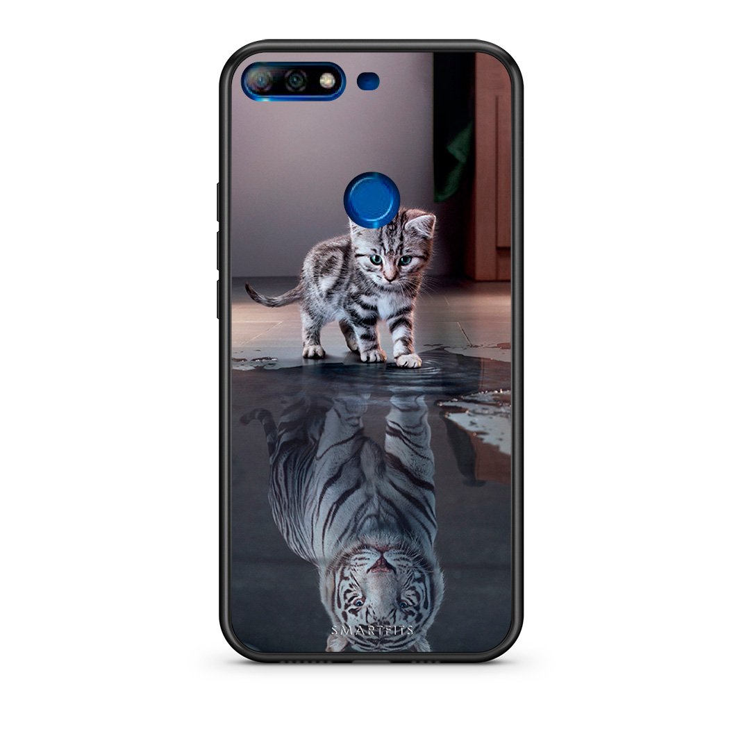4 - Huawei Y7 2018 Tiger Cute case, cover, bumper