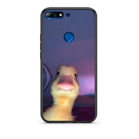 Thumbnail for Huawei Y7 2018 Meme Duck θήκη από τη Smartfits με σχέδιο στο πίσω μέρος και μαύρο περίβλημα | Smartphone case with colorful back and black bezels by Smartfits