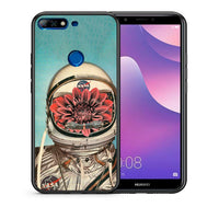 Thumbnail for Θήκη Huawei Y7 2018 Nasa Bloom από τη Smartfits με σχέδιο στο πίσω μέρος και μαύρο περίβλημα | Huawei Y7 2018 Nasa Bloom case with colorful back and black bezels