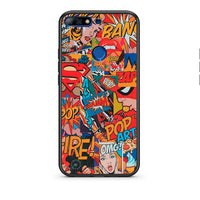 Thumbnail for Huawei Y7 2018 PopArt OMG θήκη από τη Smartfits με σχέδιο στο πίσω μέρος και μαύρο περίβλημα | Smartphone case with colorful back and black bezels by Smartfits