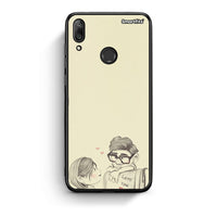 Thumbnail for Huawei Y7 2019 Carl And Ellie θήκη από τη Smartfits με σχέδιο στο πίσω μέρος και μαύρο περίβλημα | Smartphone case with colorful back and black bezels by Smartfits