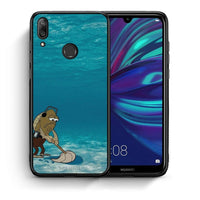 Thumbnail for Θήκη Huawei Y7 2019 Clean The Ocean από τη Smartfits με σχέδιο στο πίσω μέρος και μαύρο περίβλημα | Huawei Y7 2019 Clean The Ocean case with colorful back and black bezels