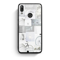 Thumbnail for Huawei Y7 2019 Collage Make Me Wonder Θήκη Αγίου Βαλεντίνου από τη Smartfits με σχέδιο στο πίσω μέρος και μαύρο περίβλημα | Smartphone case with colorful back and black bezels by Smartfits