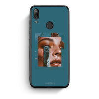 Thumbnail for Huawei Y7 2019 Cry An Ocean θήκη από τη Smartfits με σχέδιο στο πίσω μέρος και μαύρο περίβλημα | Smartphone case with colorful back and black bezels by Smartfits