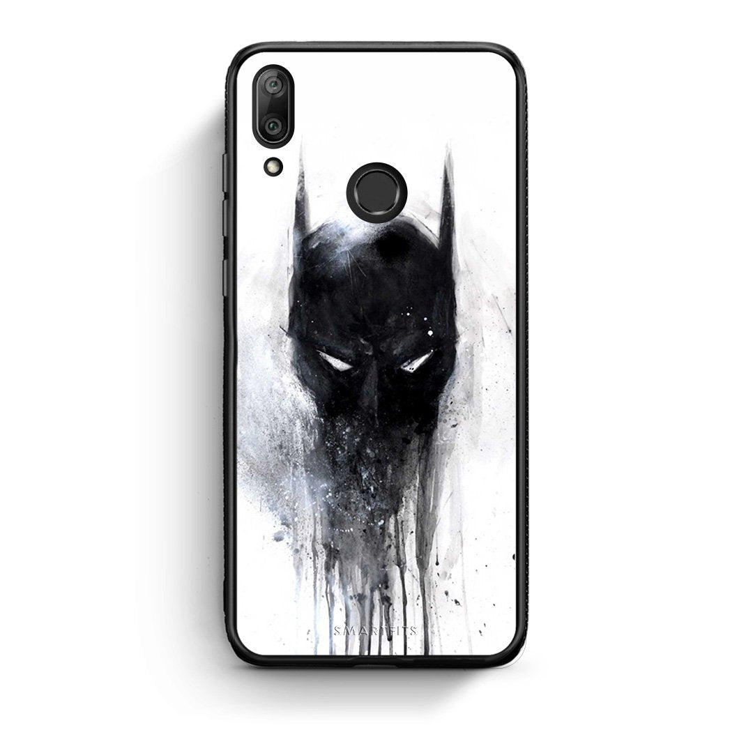 4 - Huawei Y7 2019 Paint Bat Hero case, cover, bumper