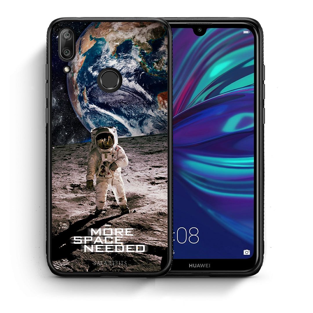 Θήκη Huawei Y7 2019 More Space από τη Smartfits με σχέδιο στο πίσω μέρος και μαύρο περίβλημα | Huawei Y7 2019 More Space case with colorful back and black bezels