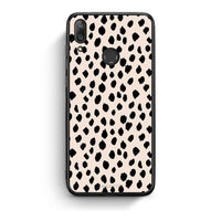Thumbnail for Huawei Y7 2019 New Polka Dots θήκη από τη Smartfits με σχέδιο στο πίσω μέρος και μαύρο περίβλημα | Smartphone case with colorful back and black bezels by Smartfits