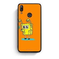 Thumbnail for Huawei Y7 2019 No Money 2 Θήκη Αγίου Βαλεντίνου από τη Smartfits με σχέδιο στο πίσω μέρος και μαύρο περίβλημα | Smartphone case with colorful back and black bezels by Smartfits