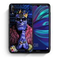 Thumbnail for Θήκη Huawei Y7 2019 Thanos PopArt από τη Smartfits με σχέδιο στο πίσω μέρος και μαύρο περίβλημα | Huawei Y7 2019 Thanos PopArt case with colorful back and black bezels