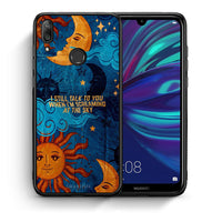 Thumbnail for Θήκη Huawei Y7 2019 Screaming Sky από τη Smartfits με σχέδιο στο πίσω μέρος και μαύρο περίβλημα | Huawei Y7 2019 Screaming Sky case with colorful back and black bezels