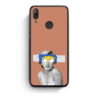 Thumbnail for Huawei Y7 2019 Sim Merilyn θήκη από τη Smartfits με σχέδιο στο πίσω μέρος και μαύρο περίβλημα | Smartphone case with colorful back and black bezels by Smartfits