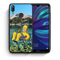 Thumbnail for Θήκη Huawei Y7 2019 Summer Happiness από τη Smartfits με σχέδιο στο πίσω μέρος και μαύρο περίβλημα | Huawei Y7 2019 Summer Happiness case with colorful back and black bezels