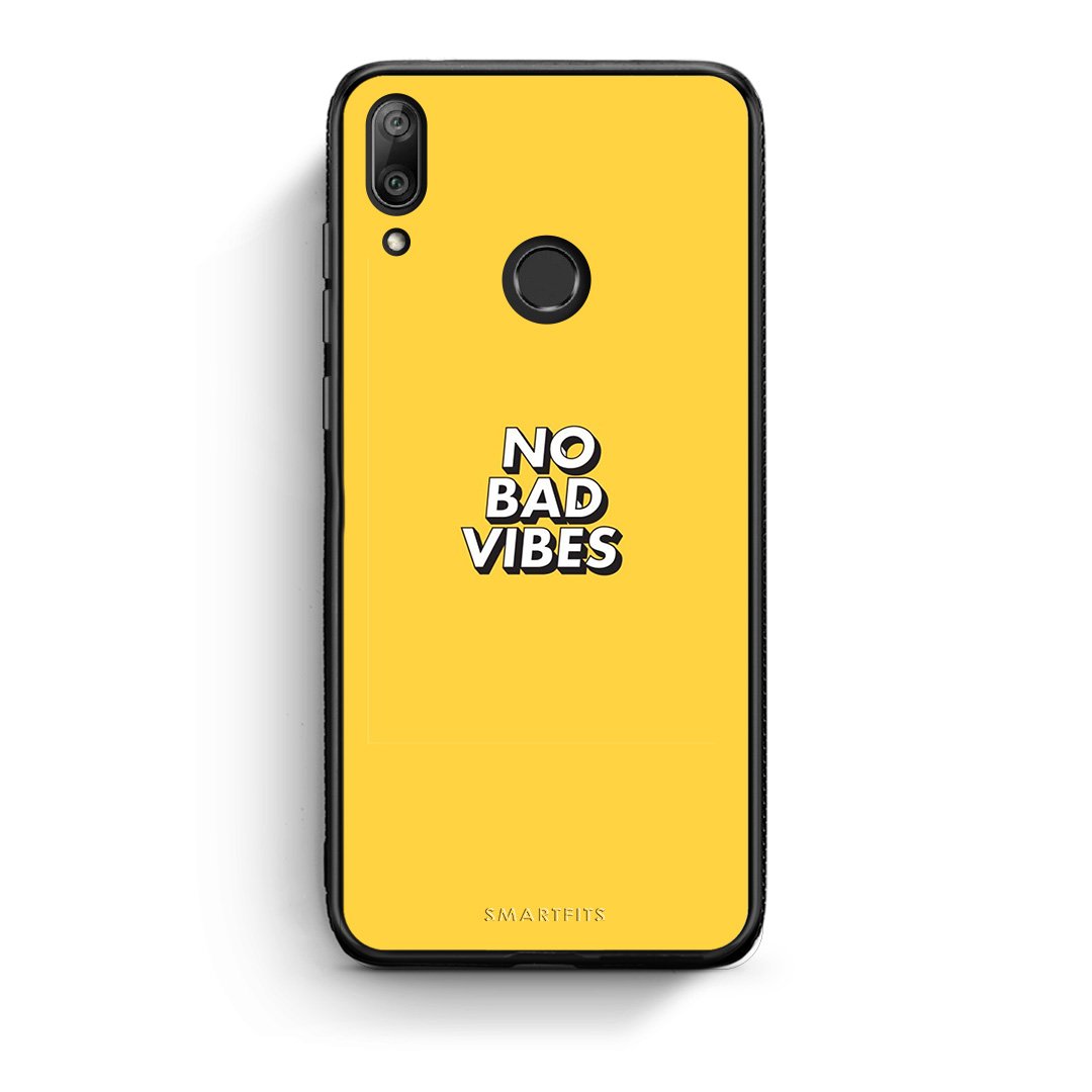 4 - Huawei Y7 2019 Vibes Text case, cover, bumper