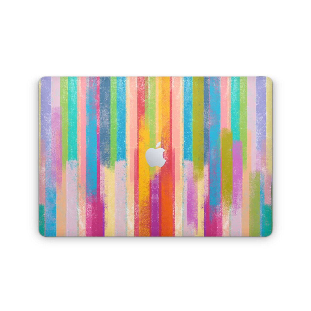 Happy Stripes - Macbook Skin
