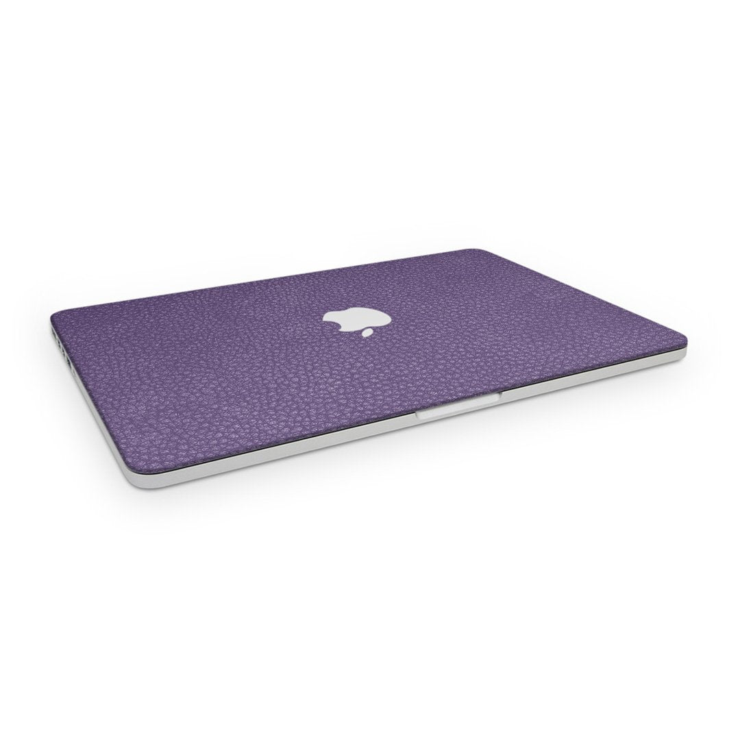 Purple Leather - Macbook Skin