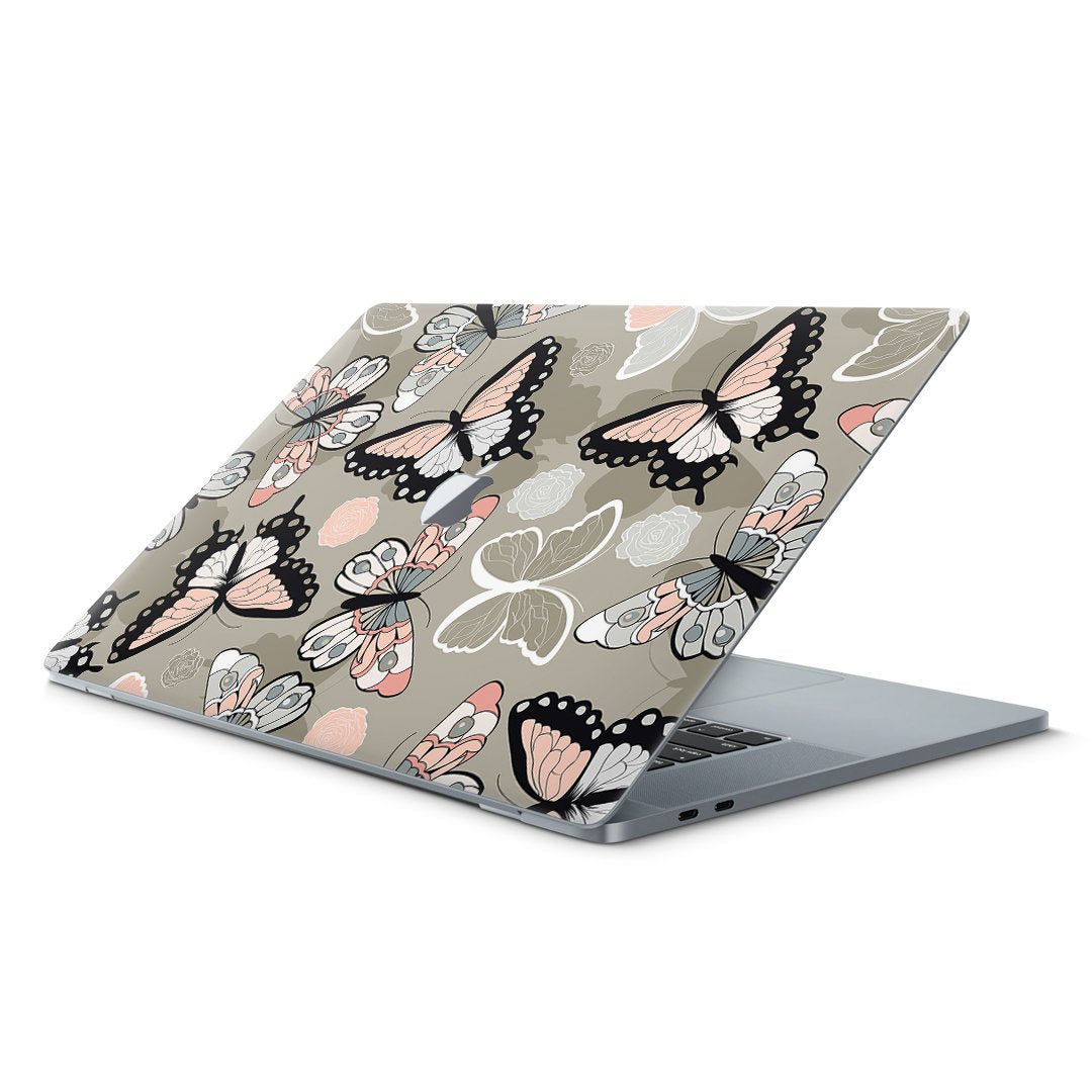 Butterflies Boho - Macbook Skin