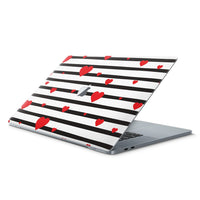 Thumbnail for Valentine Stripes - Macbook Skin