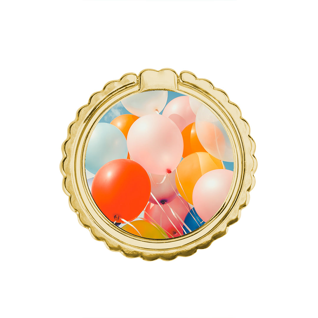 Colorful Balloons - Metal Mobile Ring