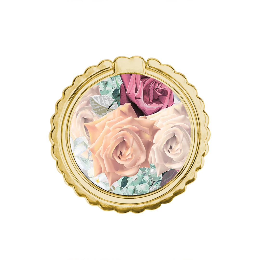 Floral Bouquet - Metal Mobile Ring