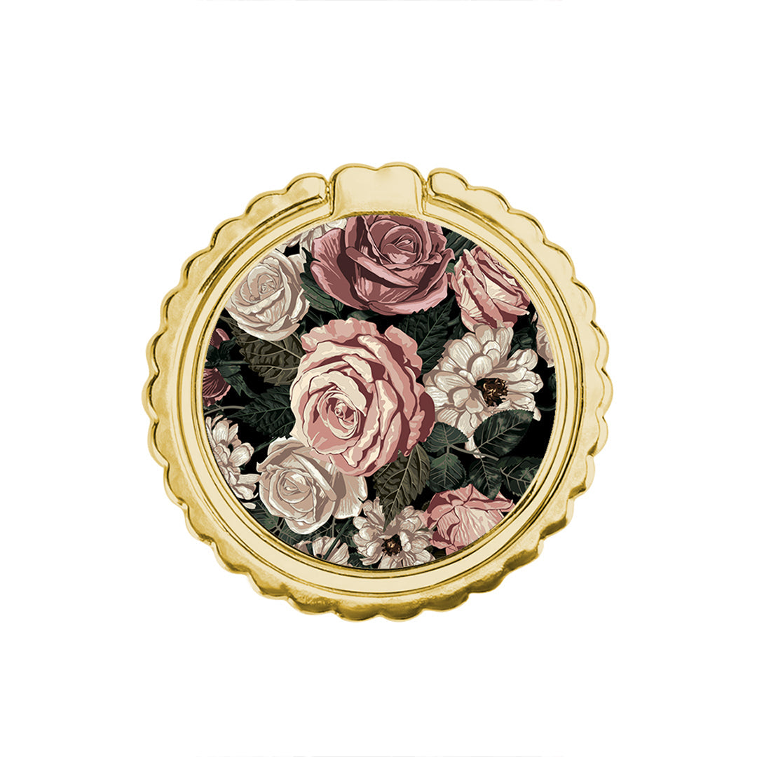 Flower Wild Roses - Metal Mobile Ring