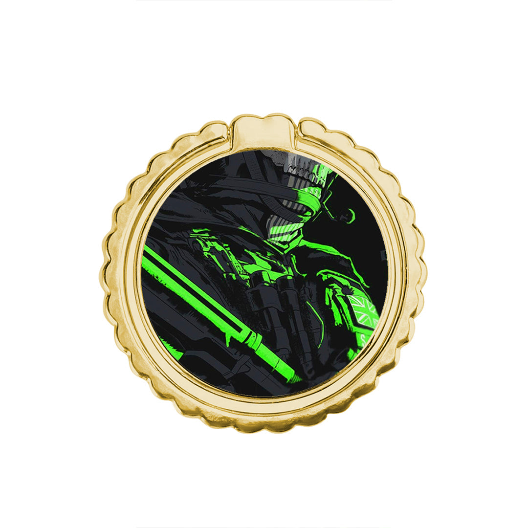 Green Soldier - Metal Mobile Ring