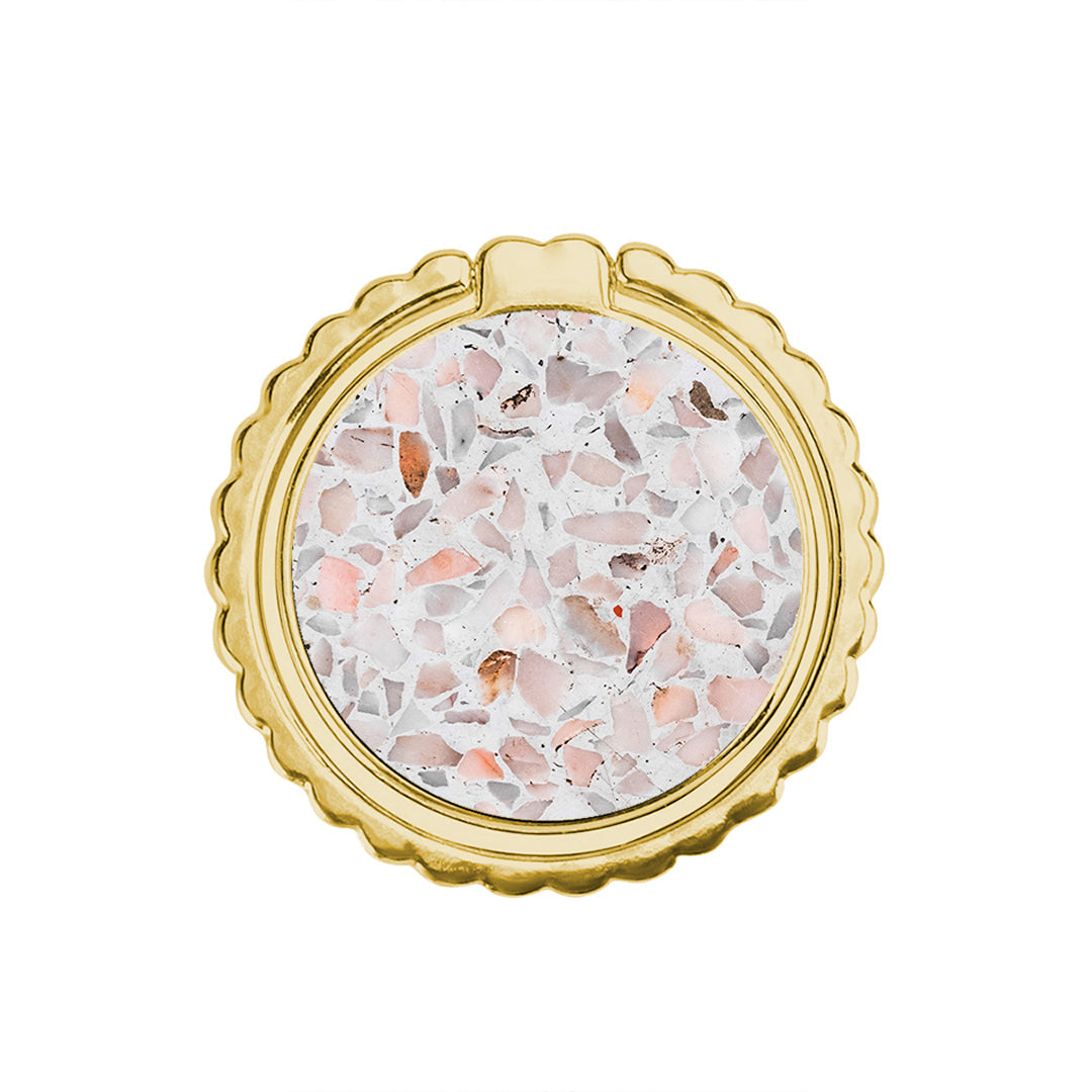 Marble Terrazzo - Metal Mobile Ring