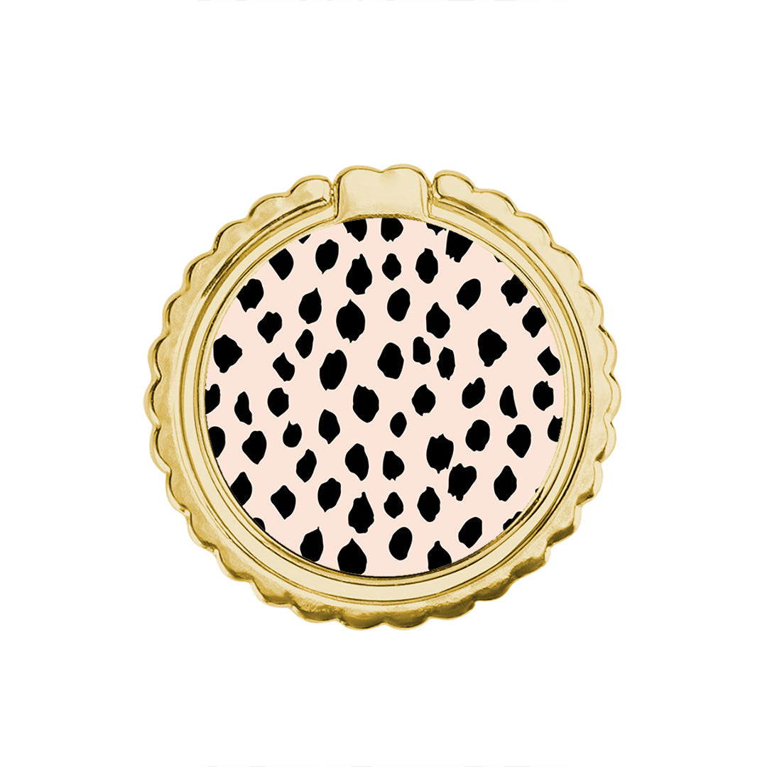 New Polka Dots - Metal Mobile Ring