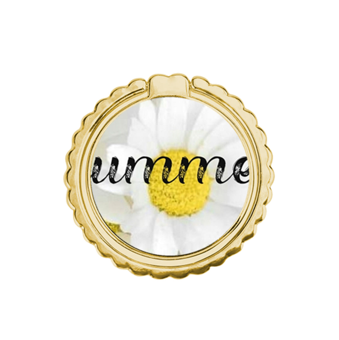 Summer Daisies - Metal Mobile Ring