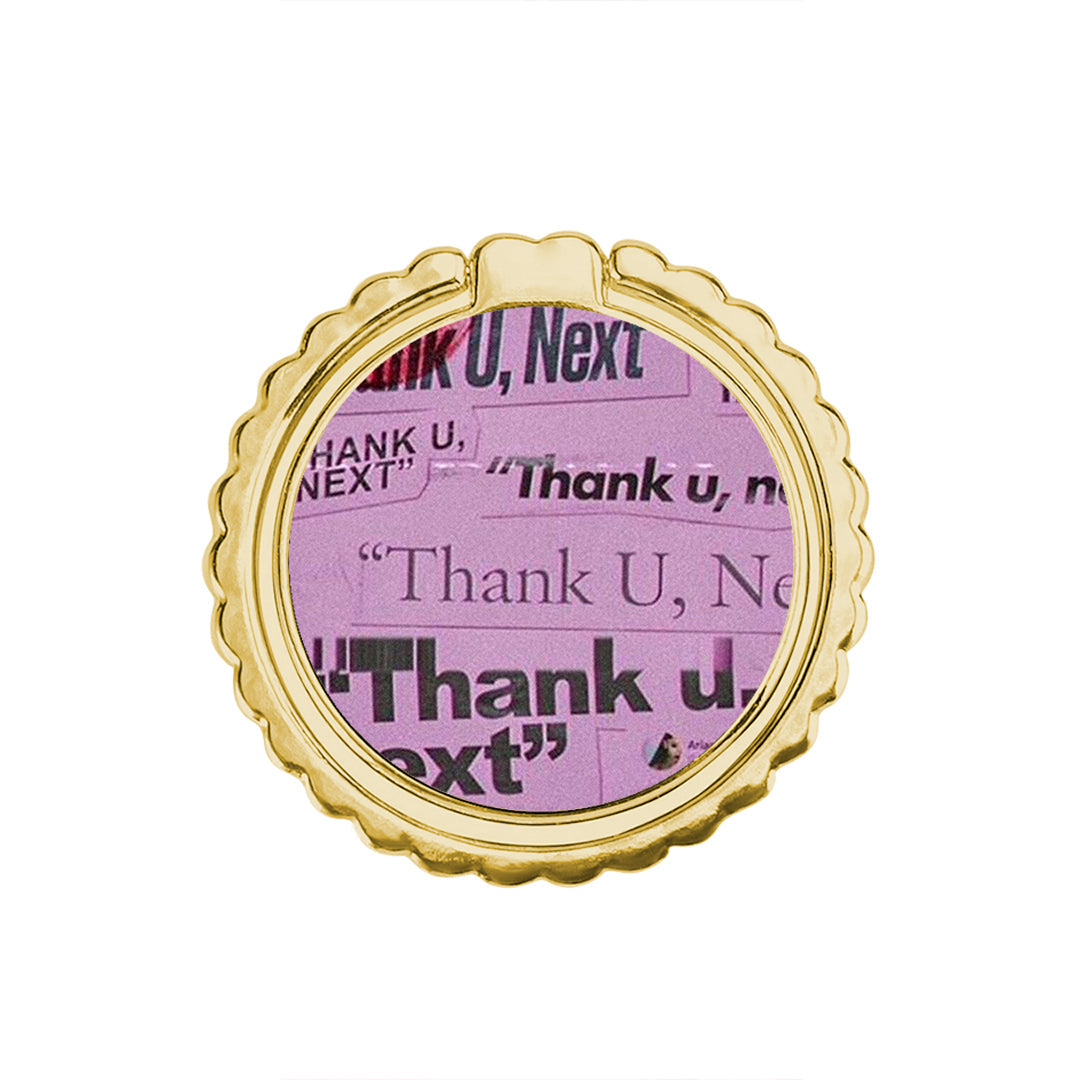 Thank You Next - Metal Mobile Ring