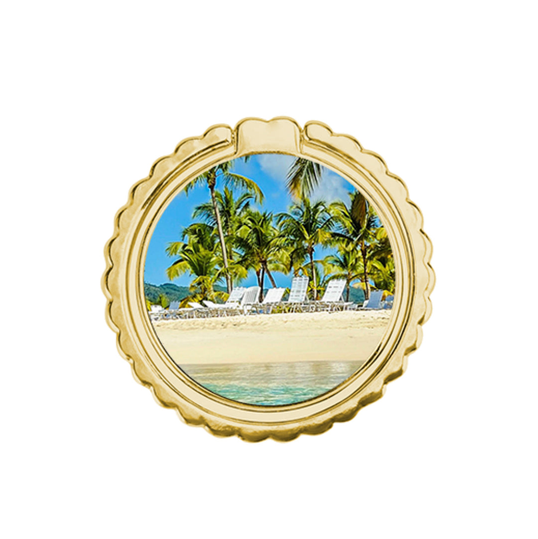 Tropical Vibes - Metal Mobile Ring