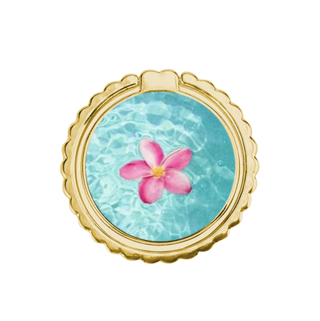 Water Flower - Metal Mobile Ring