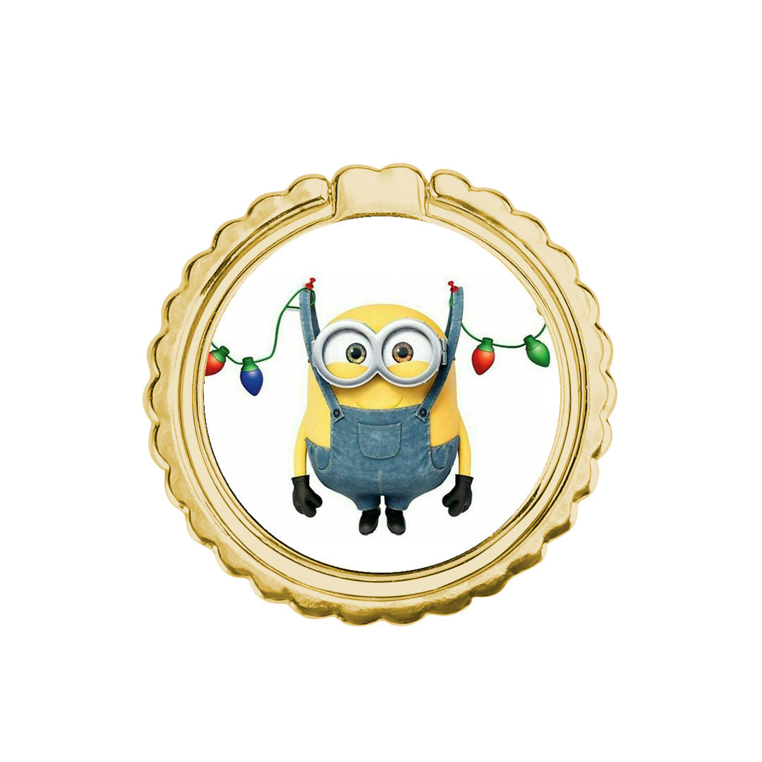 Xmas Minion Lights - Metal Mobile Ring