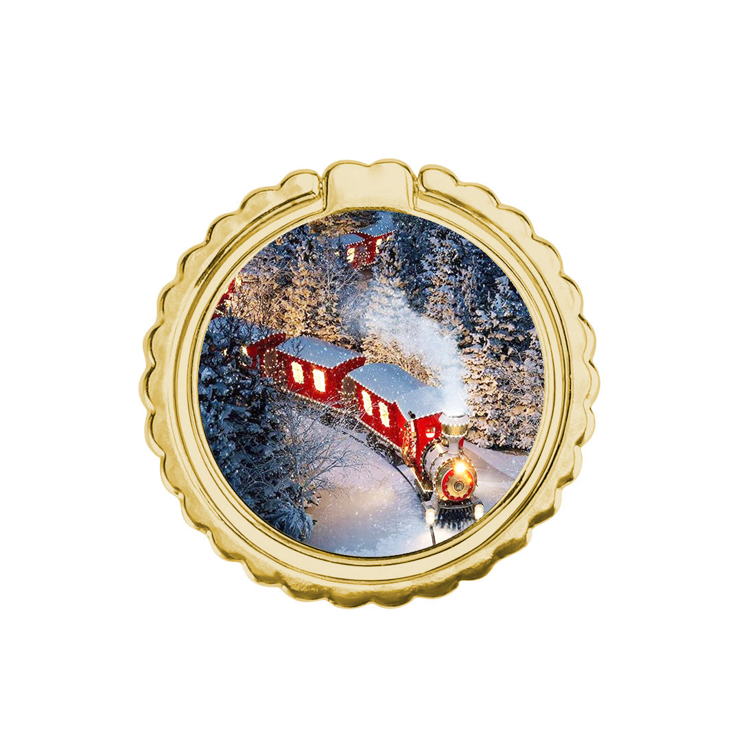 Xmas Train - Metal Mobile Ring