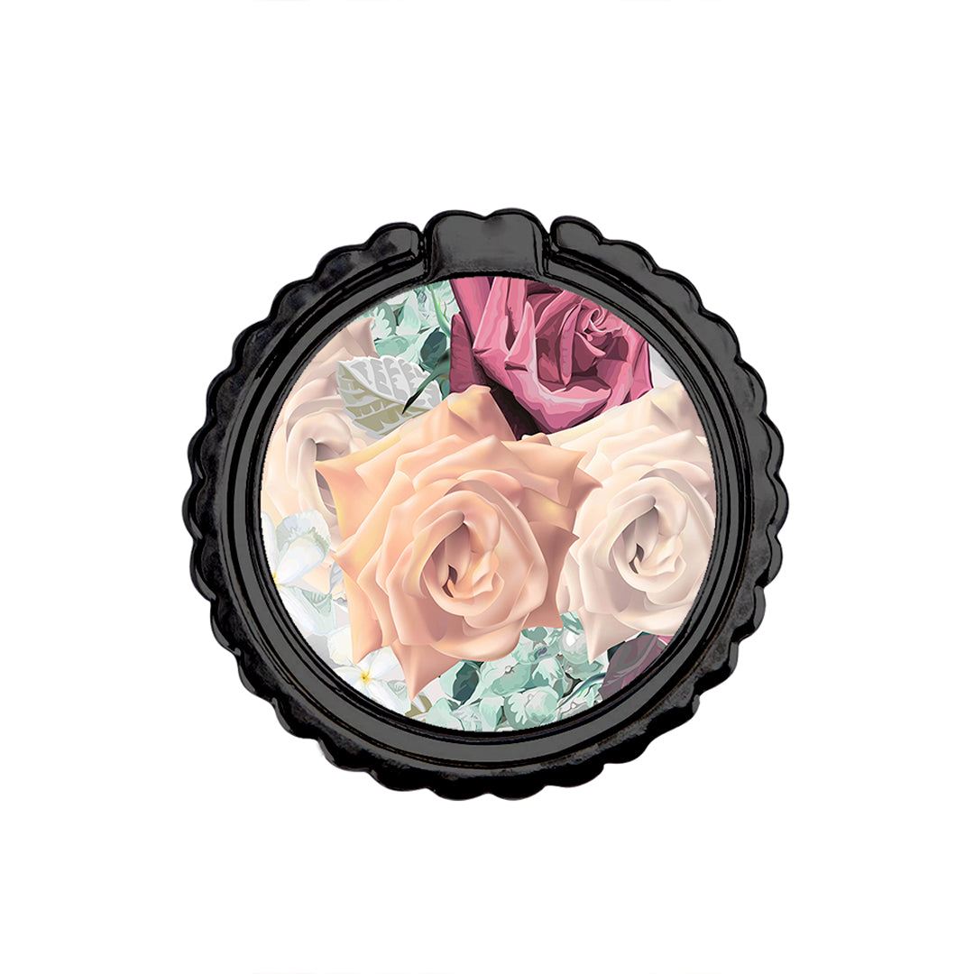 Floral Bouquet - Metal Mobile Ring