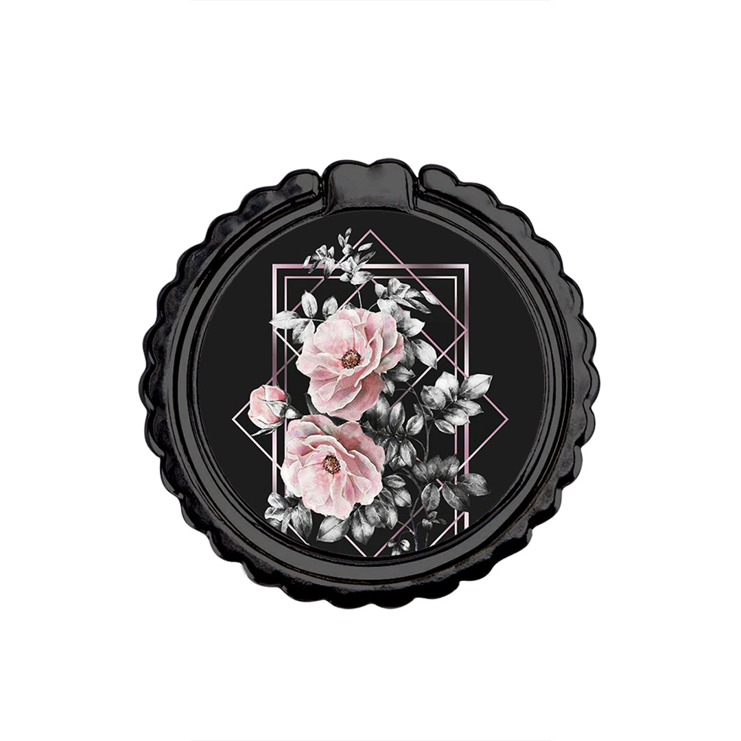 Flower Frame - Metal Mobile Ring