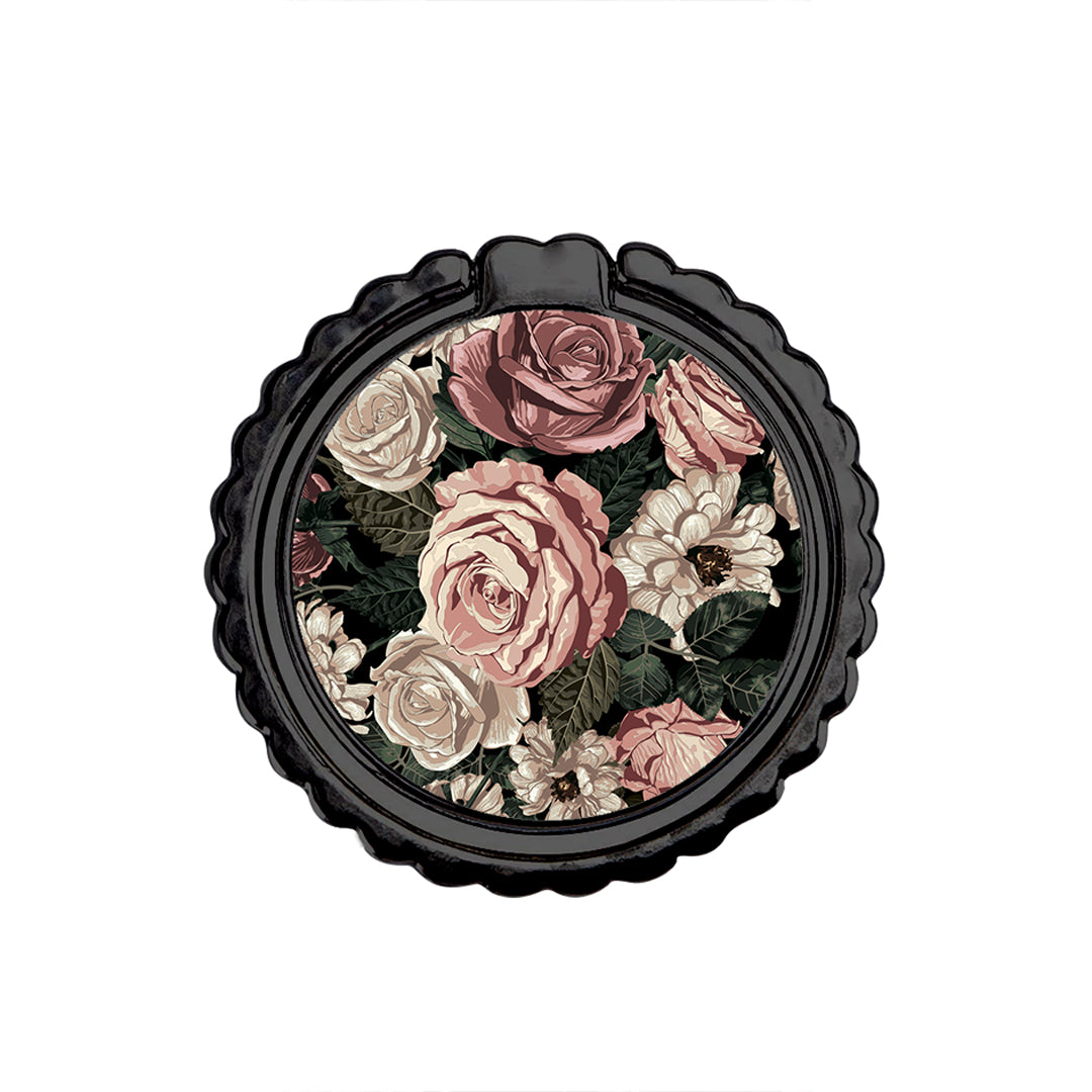 Flower Wild Roses - Metal Mobile Ring