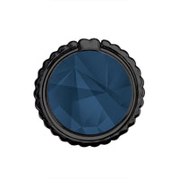 Thumbnail for Geometric Blue Abstract - Metal Mobile Ring