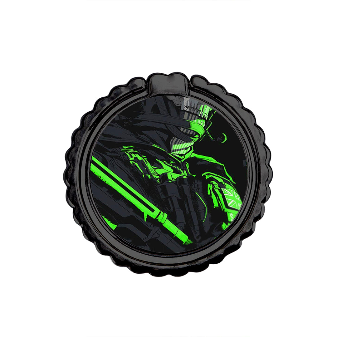 Green Soldier - Metal Mobile Ring