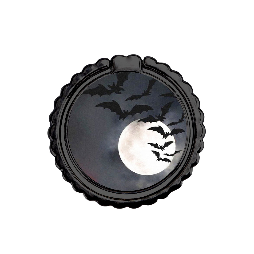 Halloween Bat Night - Metal Mobile Ring